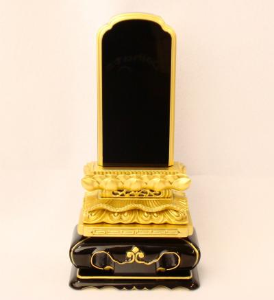 本呂色位牌　浮面上猫