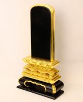 塗位牌　猫丸三方金