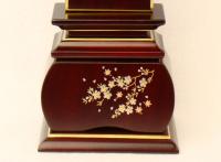 新世紀位牌　優雅　風桜　紫壇