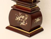 新世紀位牌　優雅　風桜　紫壇